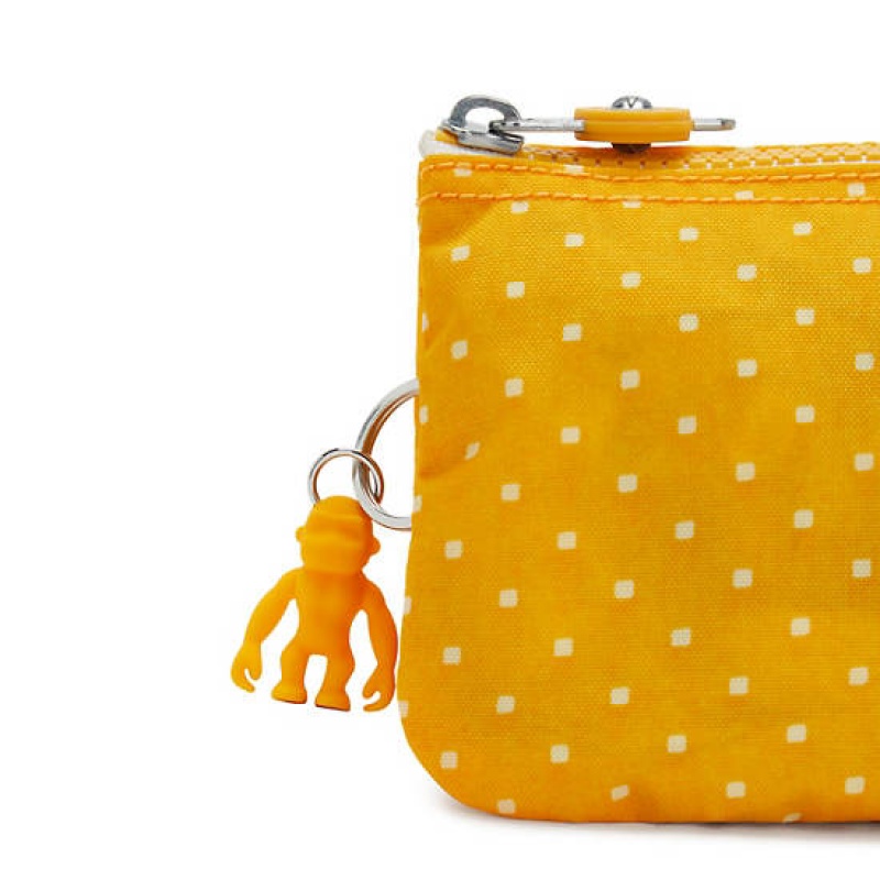 Yellow Kipling Creativity Large Printed Pouch Bags | TCEYBK-362