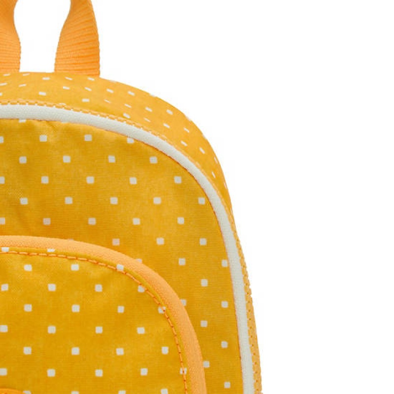 Yellow Kipling Curtis Compact Printed Convertible Backpacks | VSBTXA-035