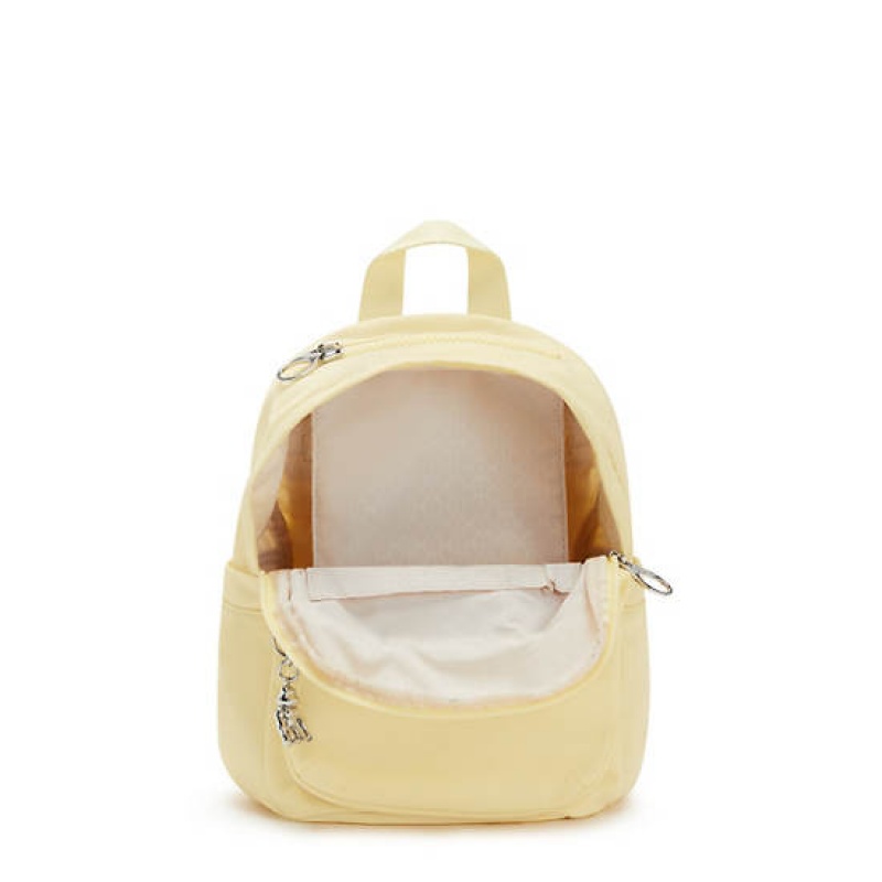 Yellow Kipling Delia Mini Backpacks | ZNXSIF-496