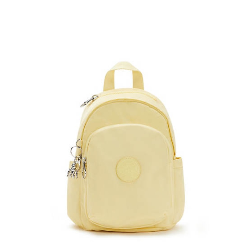 Yellow Kipling Delia Mini Backpacks | ZNXSIF-496