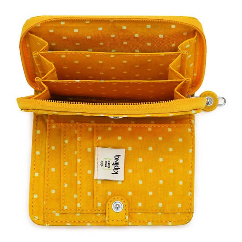 Yellow Kipling Money Love Classic Printed Small Wallet Wallets | HZFVTG-478