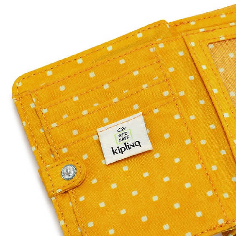 Yellow Kipling Money Love Printed Small Wallet Wallets | VDWUJG-978