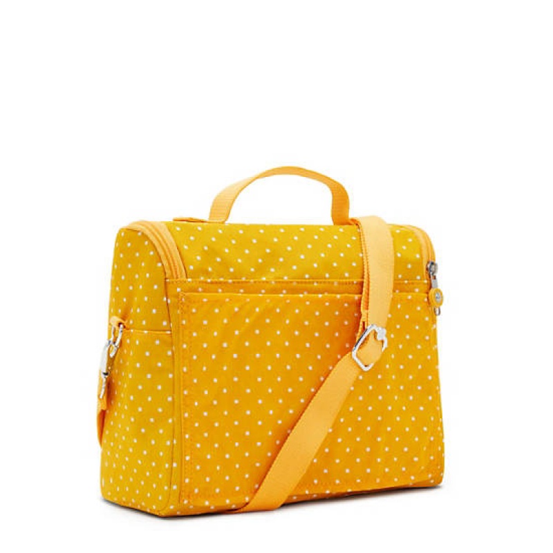 Yellow Kipling New Kichirou Printed Lunch Bag Bags | VJXTAK-460