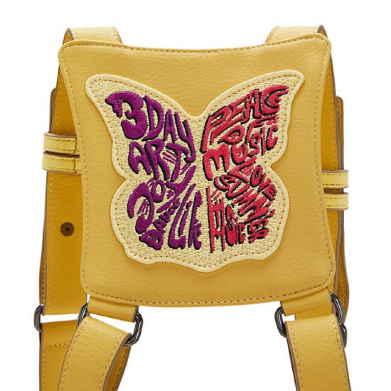 Yellow Kipling Seen It Woodstock Bag Vest Bags | NWPOFE-481