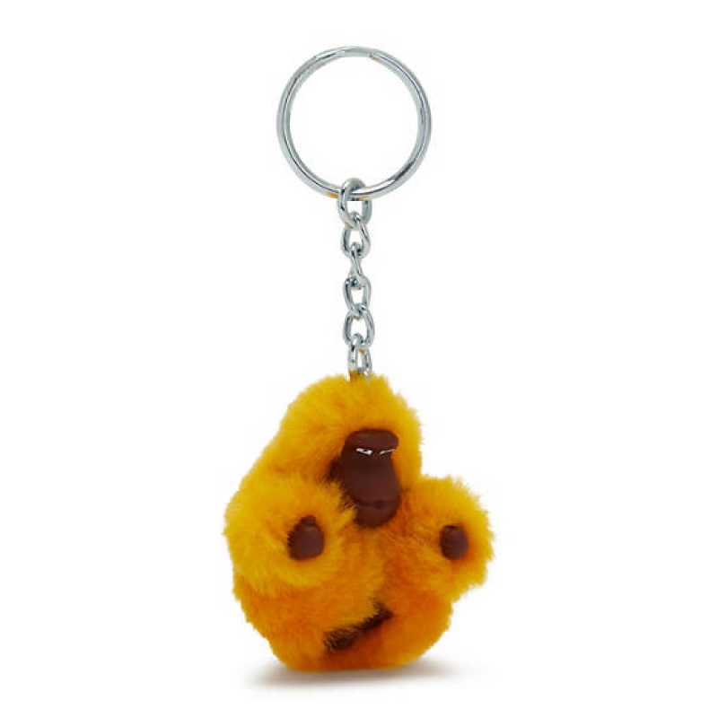 Yellow Kipling Sven Extra Small Monkey Keychain Accessories | IECHDT-043