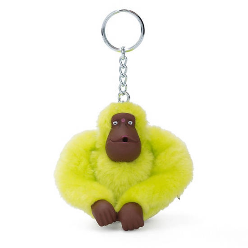 Yellow Kipling Sven Monkey Keychain Accessories | AHEGMO-604